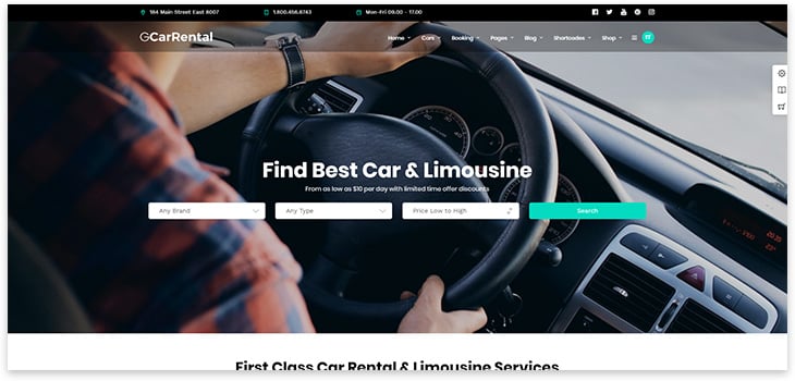wordpress taxi theme