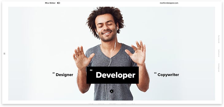 Creative site theme