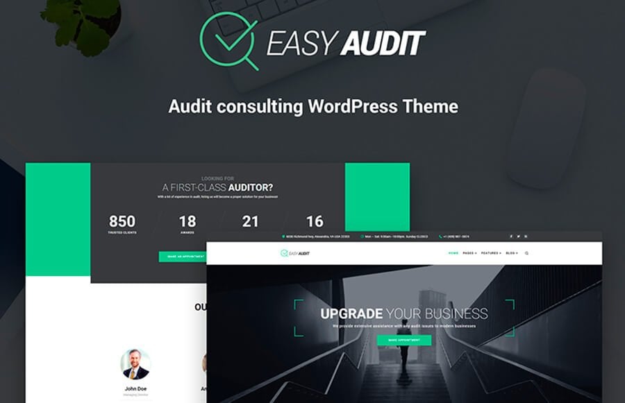 Responsive WordPress Template No. 66145 on Financial Advice