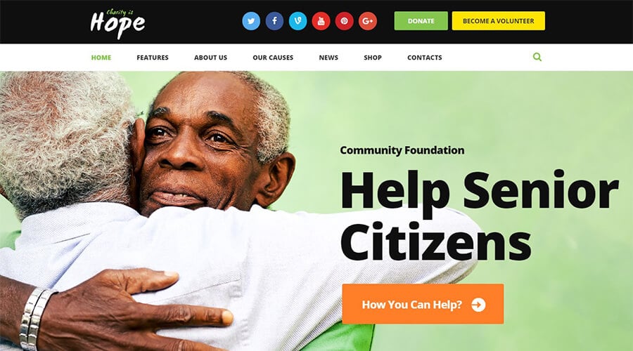 hope wordpress website