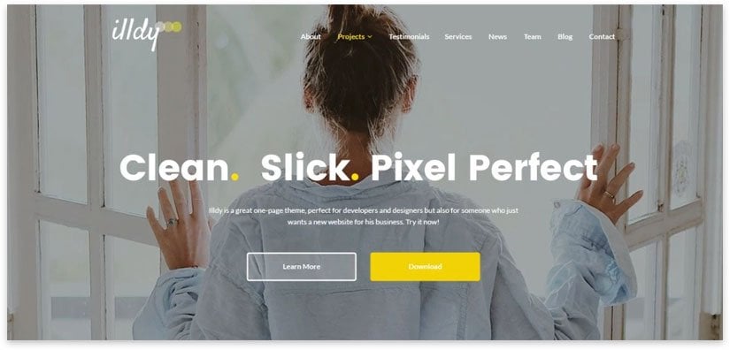 landing page