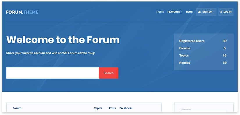 blue forum