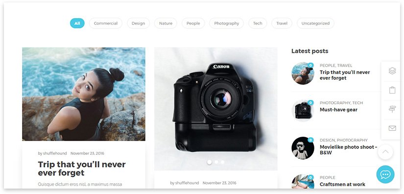 minimalism wordpress blog