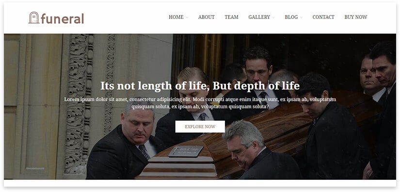 funeral service template