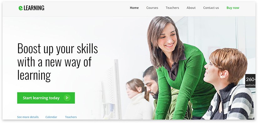 a lot of wordpress demo